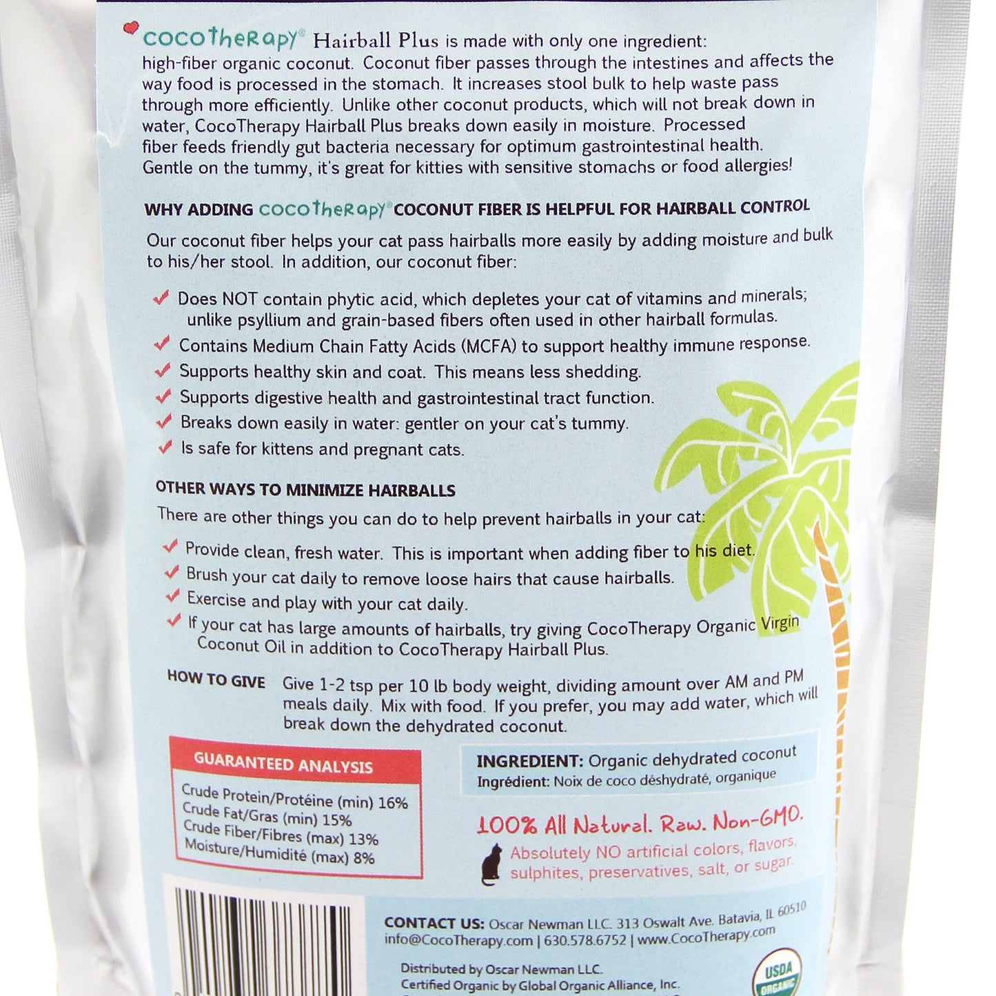 CocoTherapy Cat Hairball Plus Support